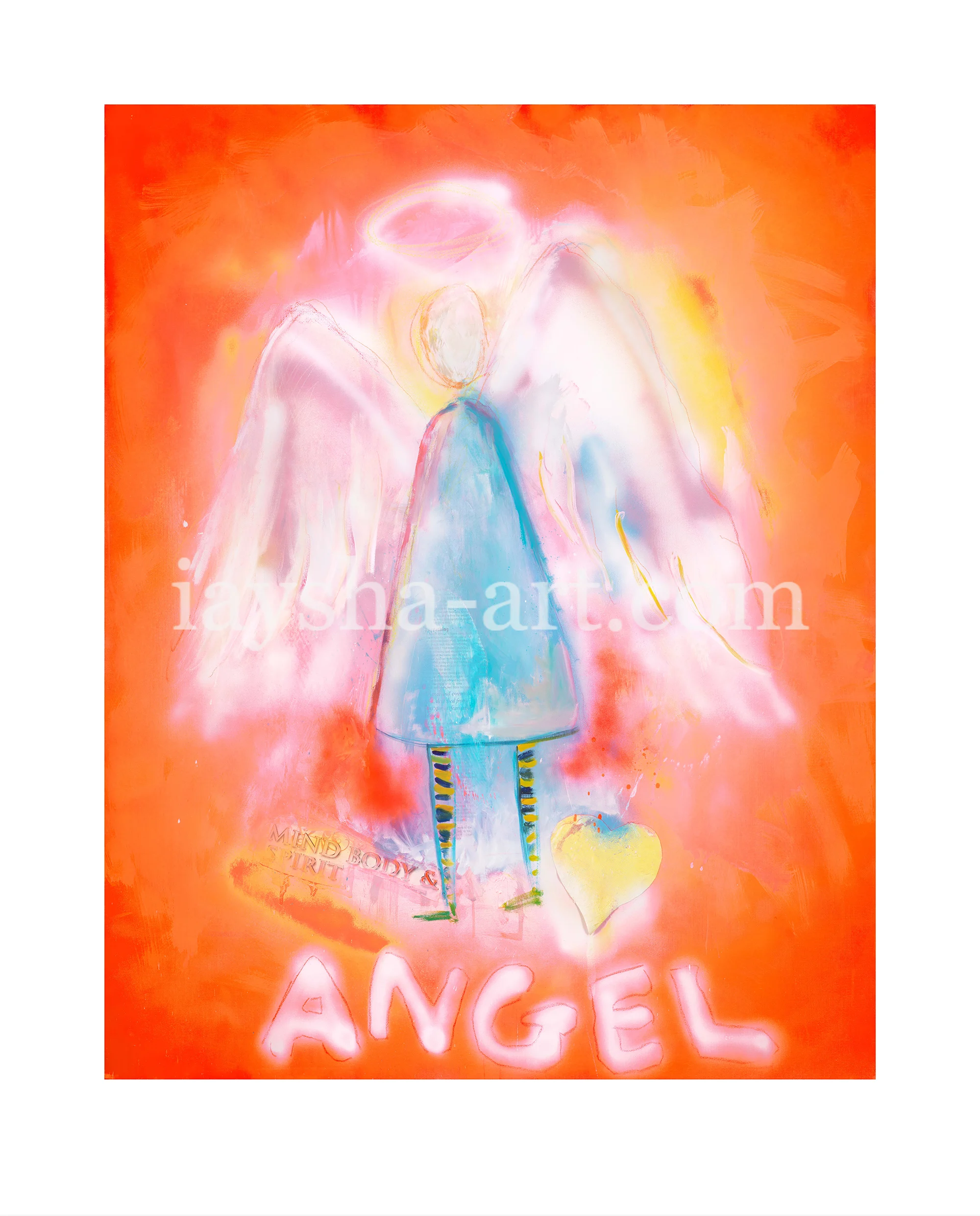 Mind, Body & Angel - Orange